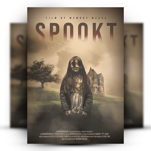 Horror Thriller Movie Poster Design