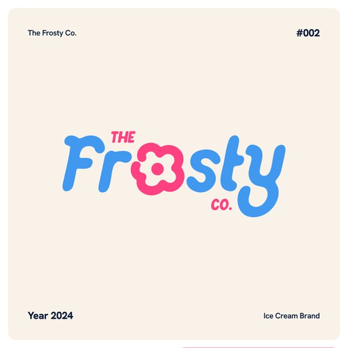 The Frosty Co Ice Cream Logo