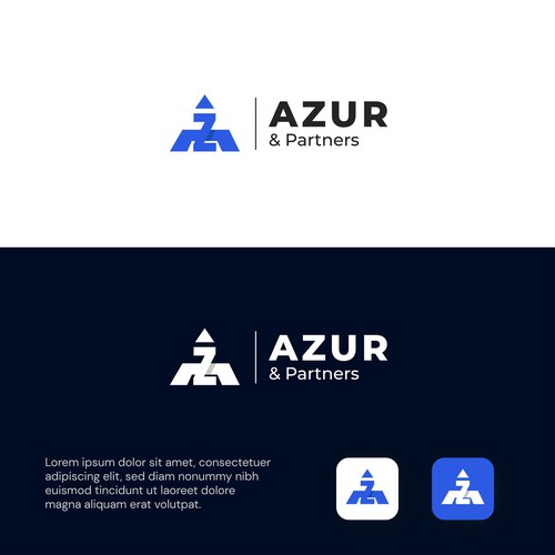 Azure Partners Logo Design