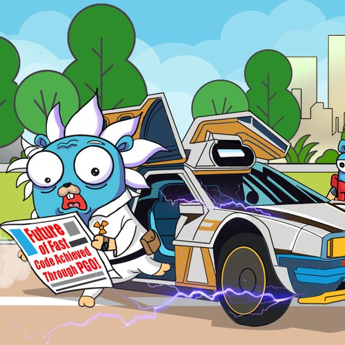"Go Gopher's Time-Traveling Adventure: PGO Unleashes the Future of Fast Code! 
