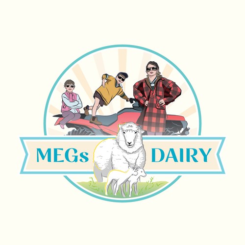 Logo Concept for a Family-owned Dairy Business