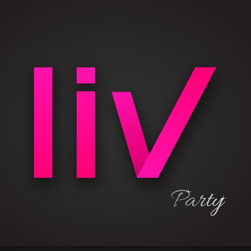 Design a Miami Beach logo for a hot party