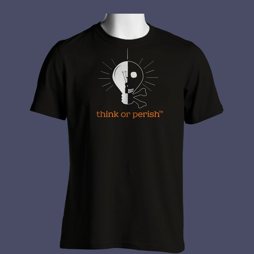 Think or Perish needs a new merchandise design