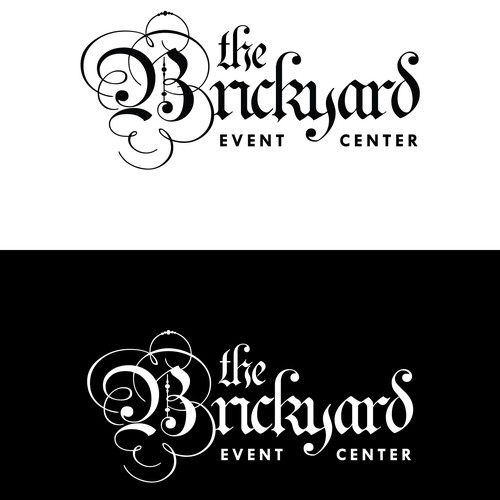 Calligraphy logo for event venue