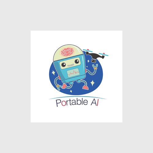 Logo concept for portable AI