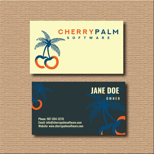 Modern & clean business card for Cherrypalm Software