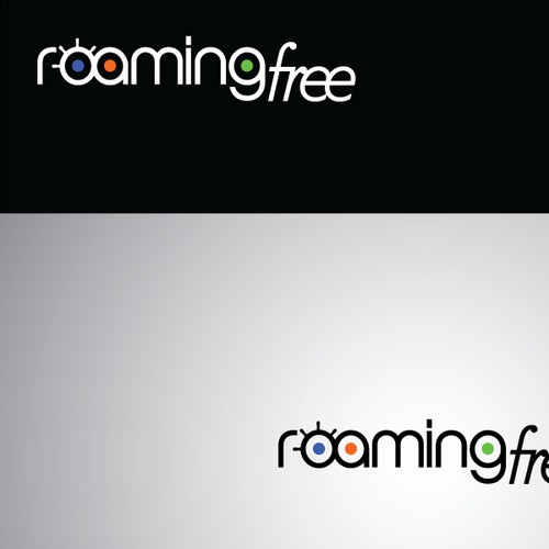 Creative logo for world travelers blog site - Roaming Free