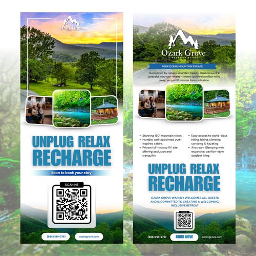Modern Double-Sided Flyer for Ozark Grove