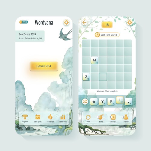 A word puzzle game