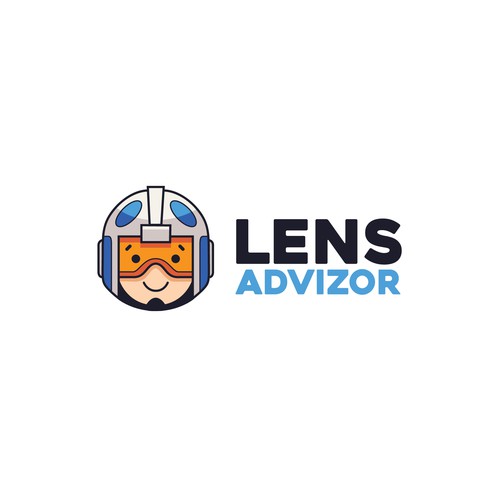 Lens Advizor logo design inspired on Star Wars