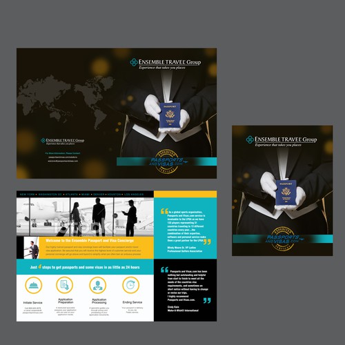 Brochure for International Travel Company
