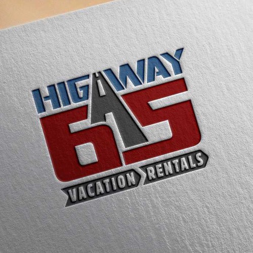 Logo concept for Highway 65 roadside motel