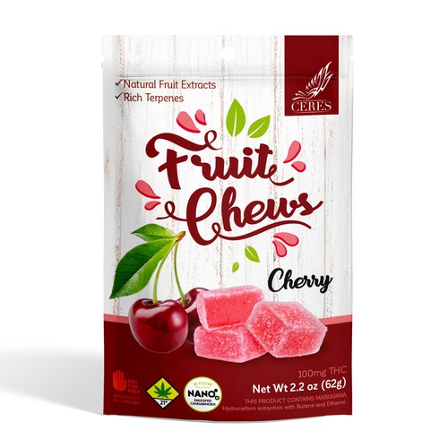 CERES fruit chews package