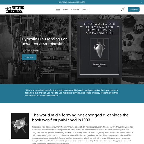 Eccommerce Website Redesign for Author
