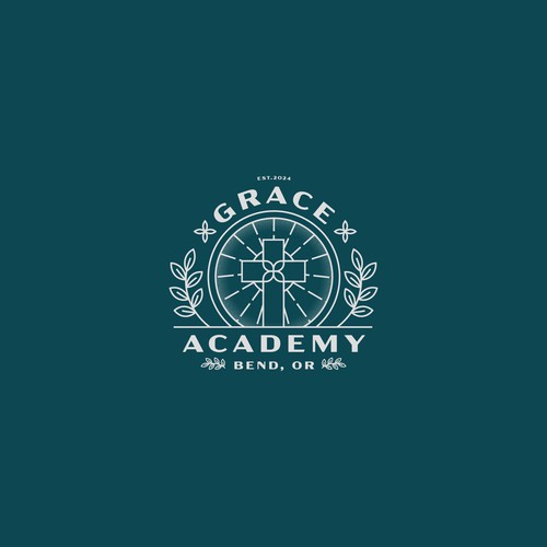 Logo for a grace academy 
