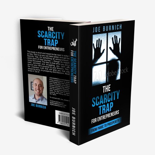 Scarcity Trap Modern Book Cover Design