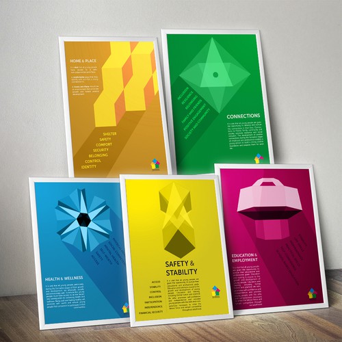 Create a powerful poster series for a charity working with homeless youth