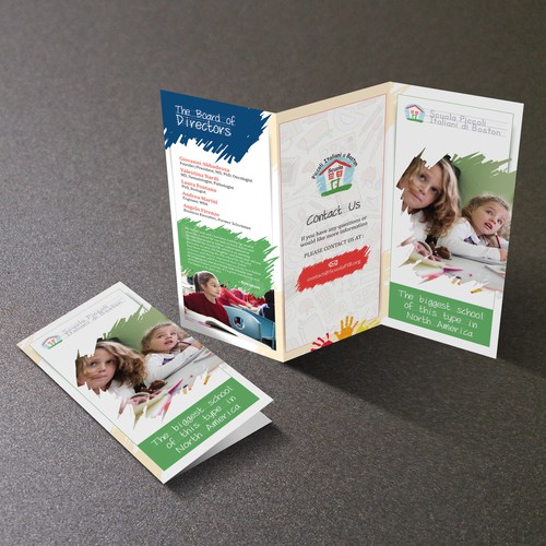 Scoula Piccoli Italiani di Boston (Brochure design)