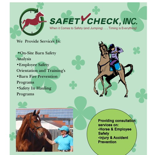 Looking for Creative Equine Safety Magazine Advertisement