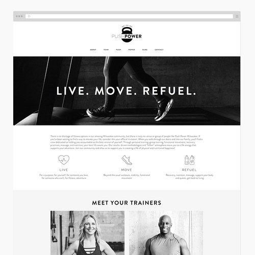 Squarespace Website for Personal Trainers