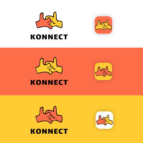 Social communication app logo