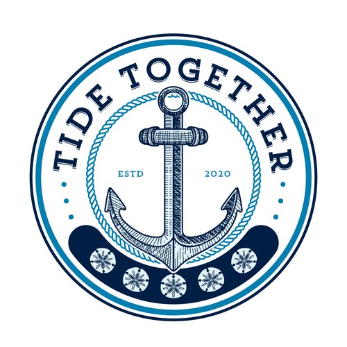 Nautical Logo Design for Tide Together
