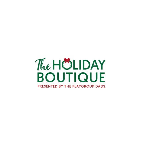 A Christmas shop logo