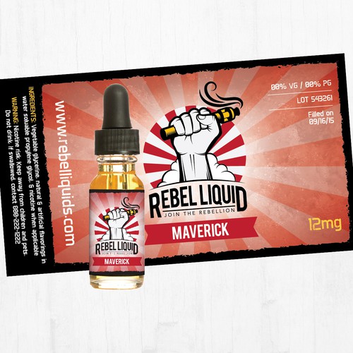 Logo & label design for a Vape company.