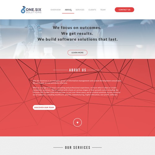 Concept de landing page