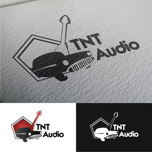 Music TNT logo design