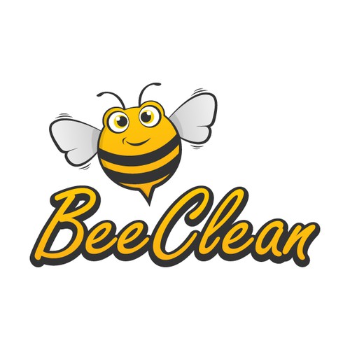 Create a simple, fun new logo for our BEE CLEAN company...