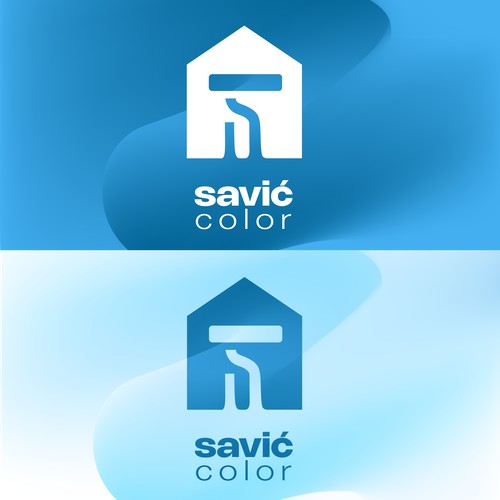 Painting company Logo Design Concept