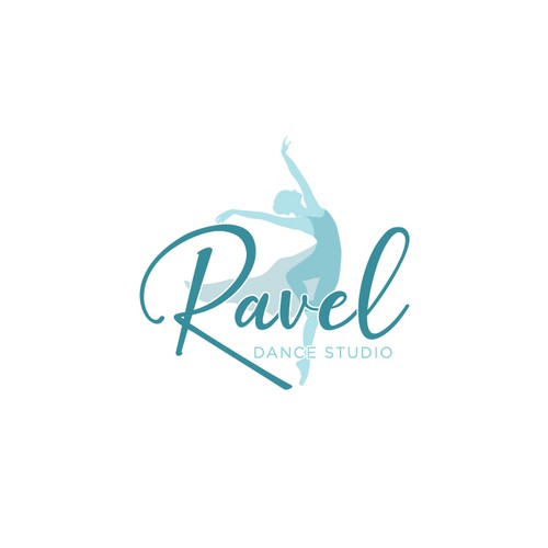 Elegant logo design for Ravel Dance Studio