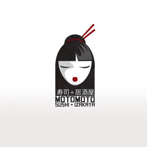 Logo concept for a japanese restaurant theme