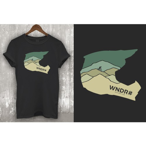 Mountain Bike Tee Design