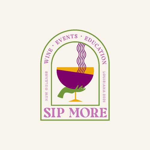 Sip More Logo Variation