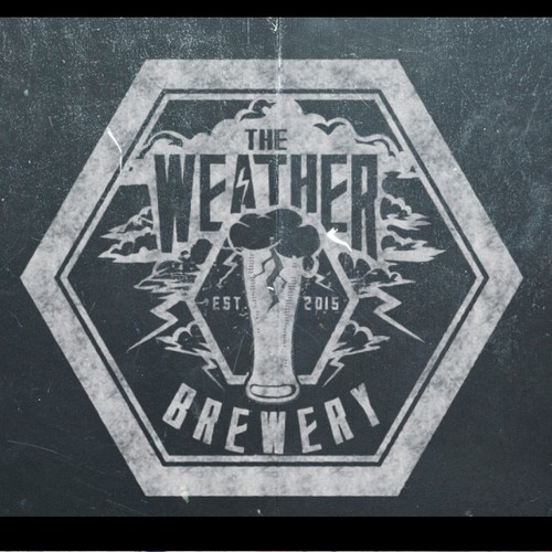 Weather Themed Craft Brewery Logo