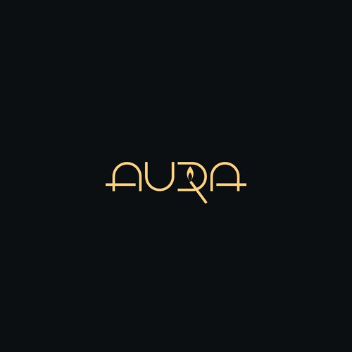 Aura handmade candles logo