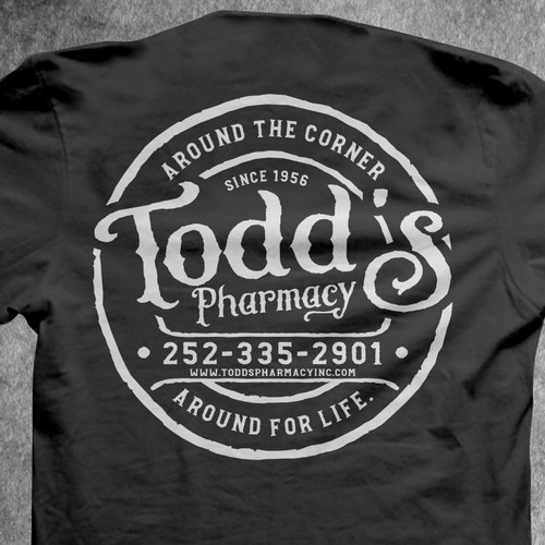 Todd's Pharmacy Tee design