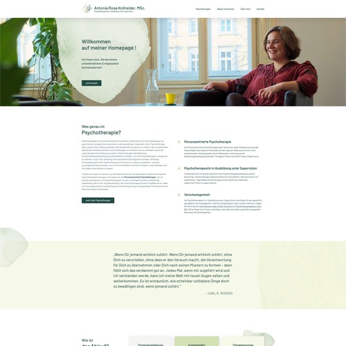 Website for a psychotherapist