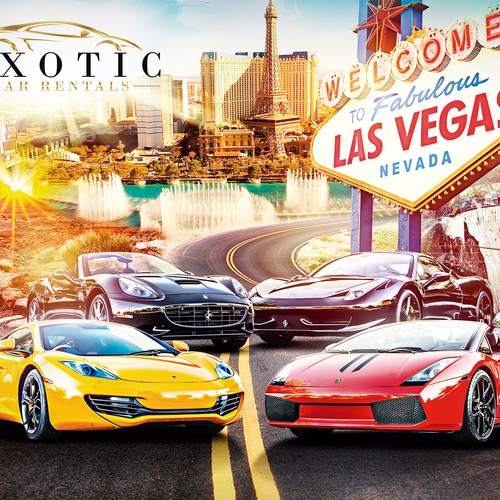 Poster Wall Exotic Car Rentals