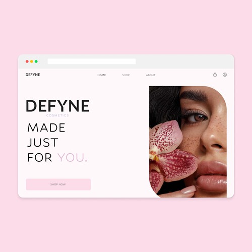 Mininimal Website for Defyne