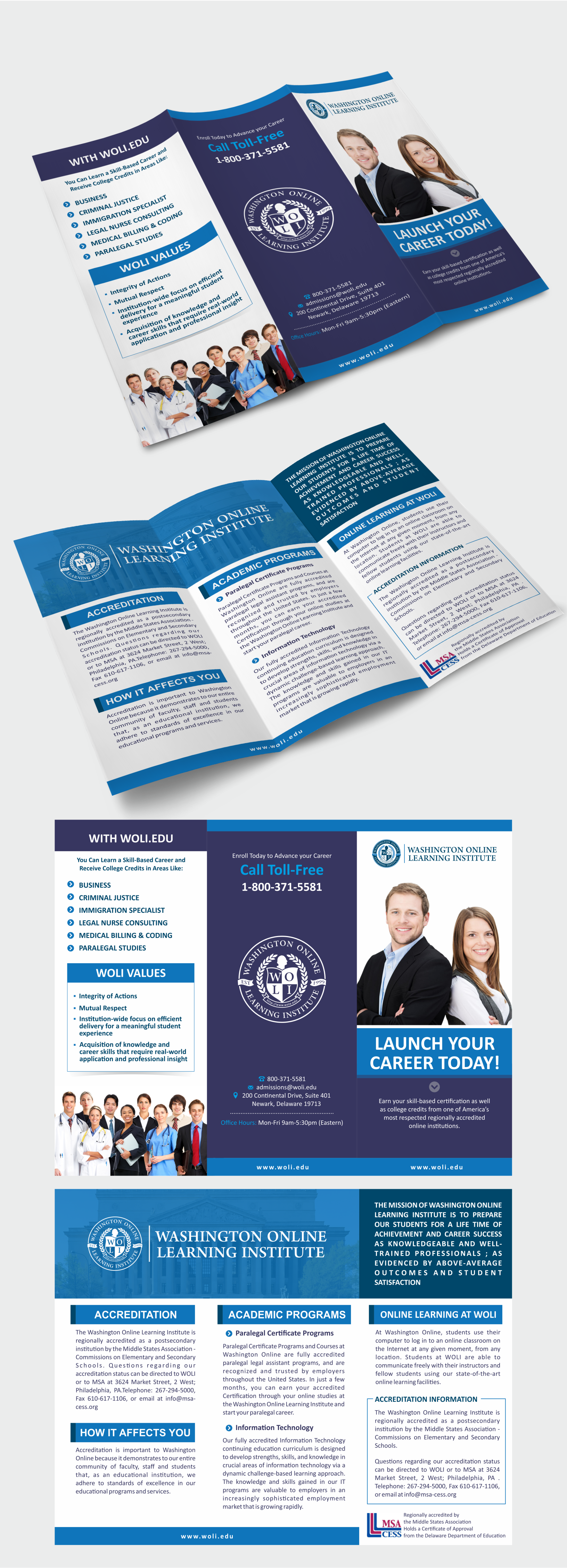 WOLI letterhead and envelope