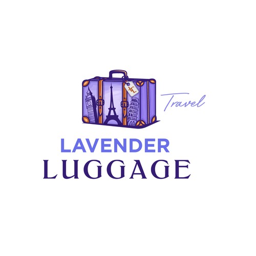 lavender luggage