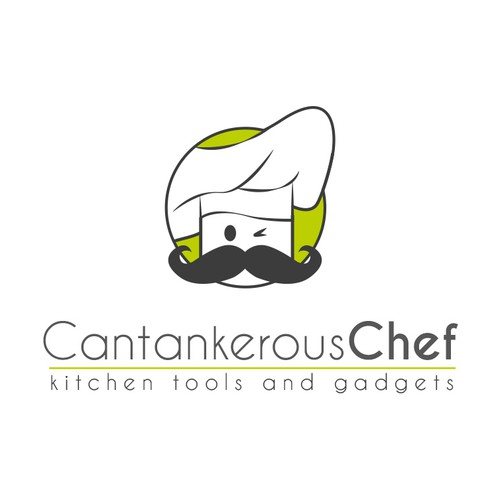 Create a fun, modern logo for Cantankerous Chef!