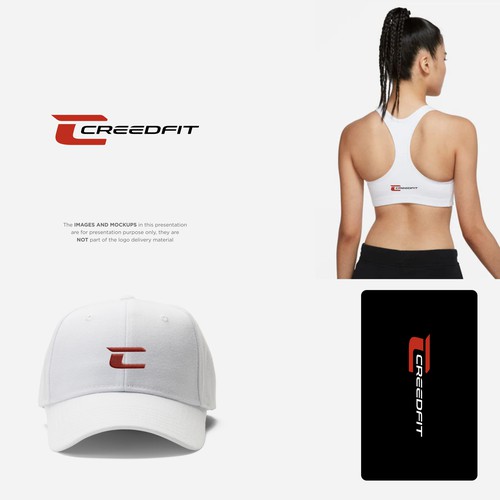 Sporty logo concept for CREEDFIT