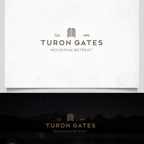 Luxury hip logo for Turon Gates