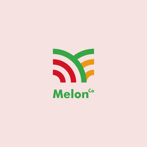 Modern logo for Melon delivery company