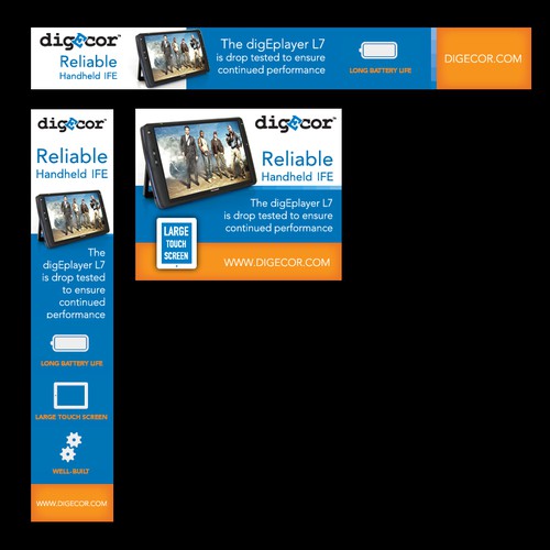In-flight Entertainment banner ads targeting Airlines