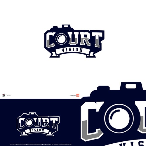 Sport Type Logo for Court Vision